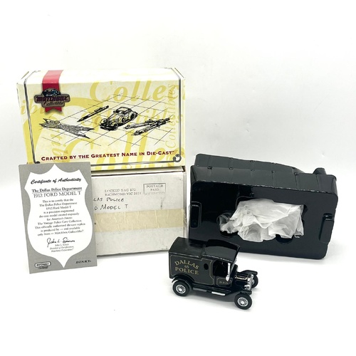 Matchbox DYM38019 1:43 1912 Ford Model T Dallas Police Department Diecast