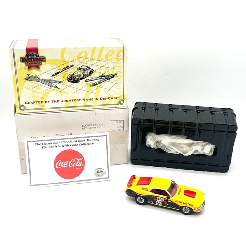 Matchbox YMC05/B-M 1970 Ford Mustang Boss 429 Coke 1:43 Dinky Diecast