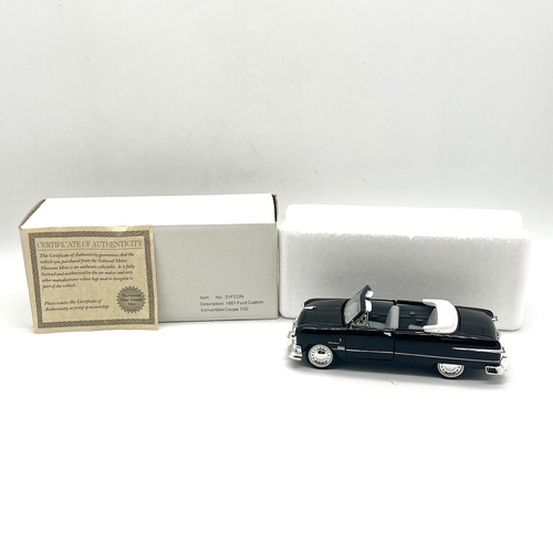 National Motor Museum Mint 1951 Ford Custom Convertible Coupe 1:32 Diecast Black