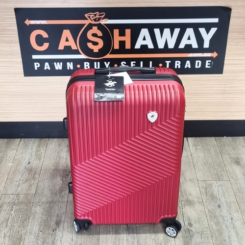 Beverly Hills Polo Club Red Suitcase Combination Lock Spinner