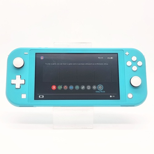 Nintendo Switch Lite Turquoise Handheld Gaming Console 32GB HDH-001 with Charger