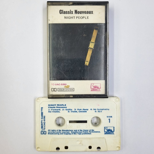 Classix Nouveaux Night People Cassette Tape Synth Pop New Wave