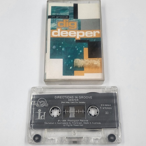 Directions In Groove Dig Deeper 1994 Cassette Tape