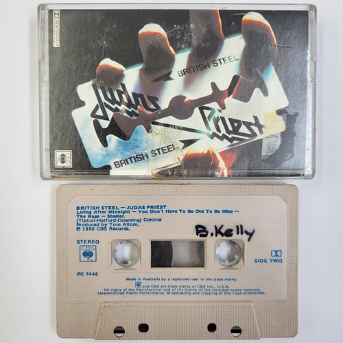 Judas Priest British Steel Cassette Tape Heavy Metal Album