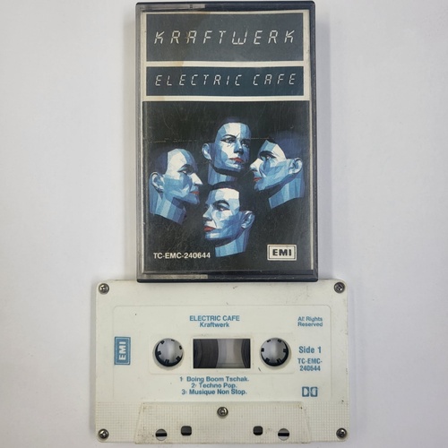 Kraftwerk Electric Cafe Cassette Tape Electronic Synth Pop Album