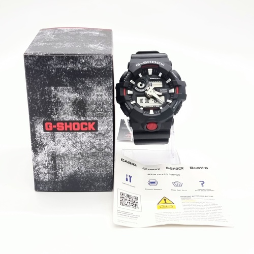 Casio G-Shock GA-700-1ADR Black Analog Digital Shock Resistant Watch