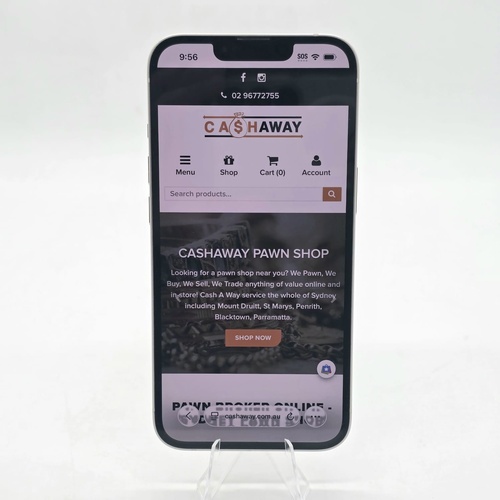 Apple iPhone 13 128GB MLPG3X/A White Unlocked 6.1 Inch Display Smartphone