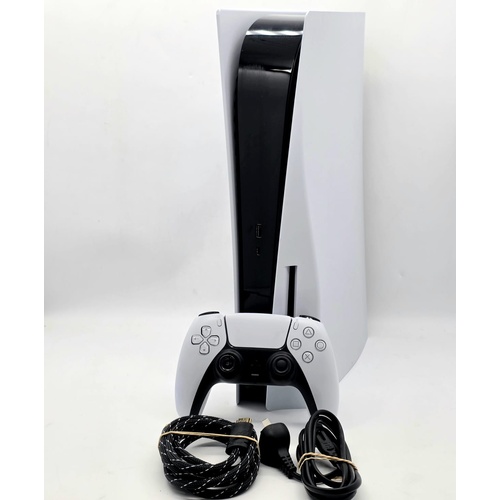 Sony PlayStation 5 Gaming Console White 825GB with Controller