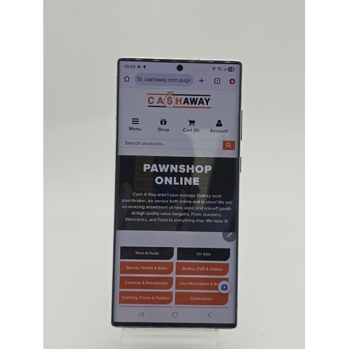 Samsung Galaxy S22 Ultra 5G 128GB Smartphone Burgundy with S-Pen