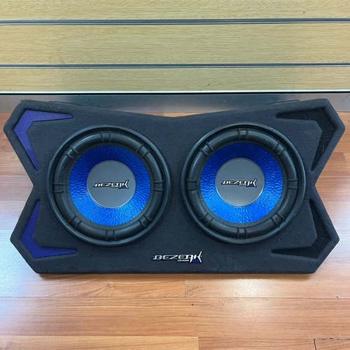 US-Audio BEZERK Twin 12 Inch Subwoofer in Box Dual Car Audio Speaker Enclosure