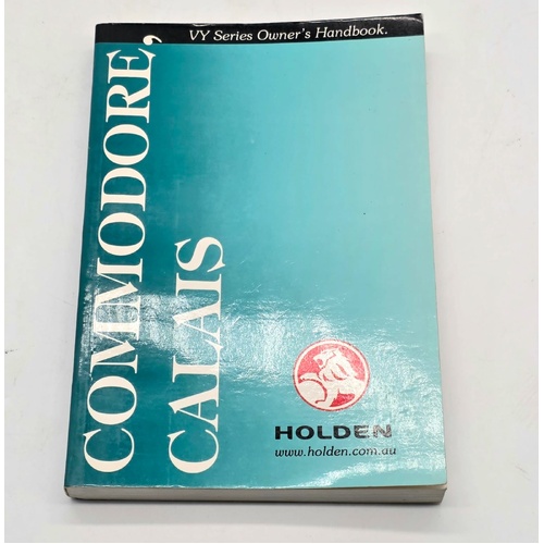 Holden Commodore Calais VY Owners Handbook Manual Audio Book 1st Print