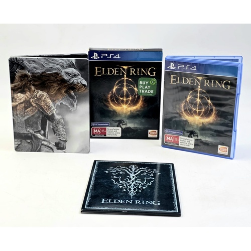 Elden Ring PlayStation 4 PS4 Launch Edition with Steelbook and Collectibles