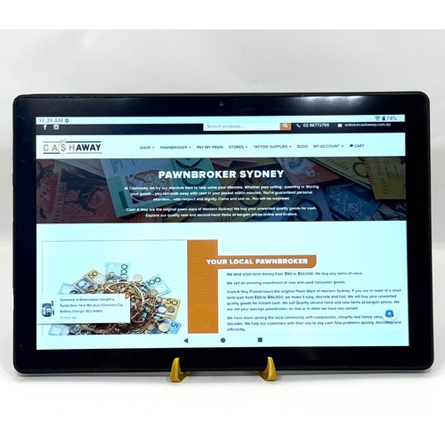 Android M10 Tab Max 10 WiFi Only Tablet with Keyboard Mouse and Box