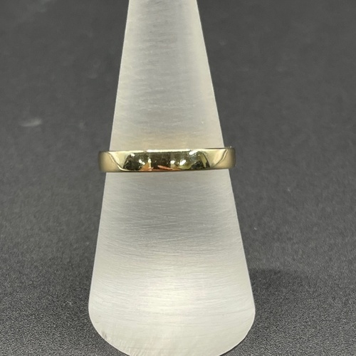 Unisex 10ct Yellow Gold Plain Wedding Band Ring