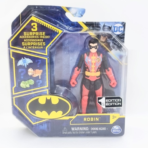 Spin Master DC Comics Robin 1st Edition Action Figure with Mystery Accessories