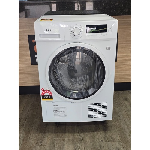 Solt 8kg Heat Pump Dryer 16 Programs GGSHPD800W 7 Star Energy Efficient