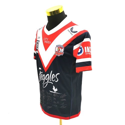 NRL Sydney Roosters Signature Home Jersey Castore TM5652-201-S Size S Men