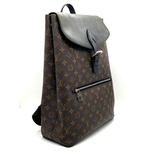 Louis Vuitton Macassar Palk Backpack Monogram Brown Canvas "Heavy Wear"