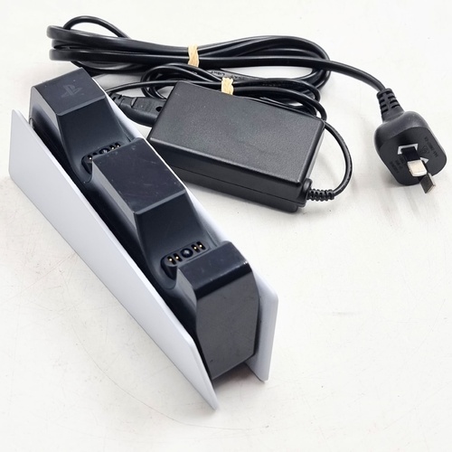Sony DualSense Charging Station Dock for PS5 Controllers + AC Adapter