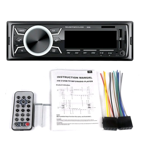 Car Stereo MP3 MP5 Player with Leads and Remote