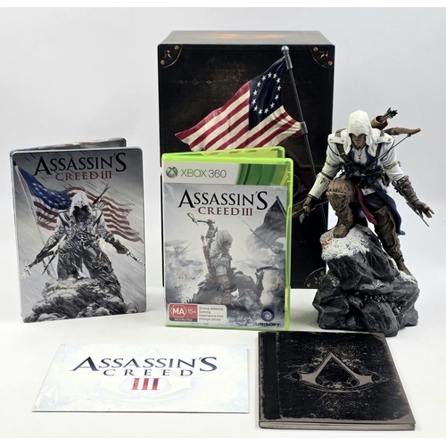 Assassins Creed III Freedom Edition Xbox 360 Game Box Set PAL Ubisoft