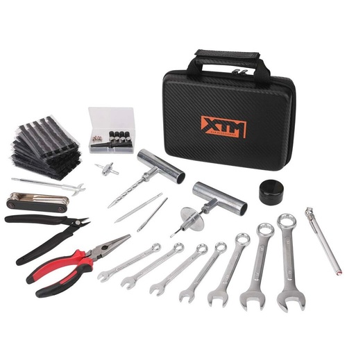 XTM 686780 100pc Tool Kit and Tyre Repair Set Car Emergency Kit