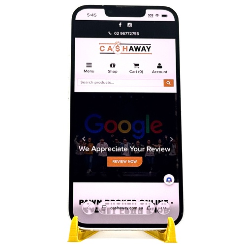 Apple iPhone 13 128GB MLPG3X/A White Unlocked 6.1 Inch Display Smartphone