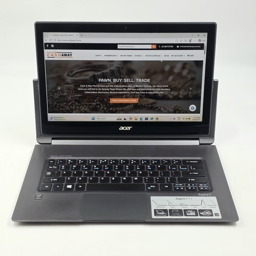 Acer Aspire R7-371T i5-5200U 4GB 256GB SSD 2 in 1 Touch Win11 Pro Laptop