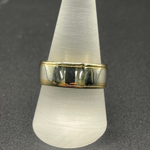 Mens 9ct Yellow Gold Wedding Band Ring