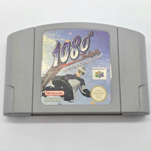 Nintendo 64 N64 1080° TenEighty Snowboarding Game Cartridge PAL