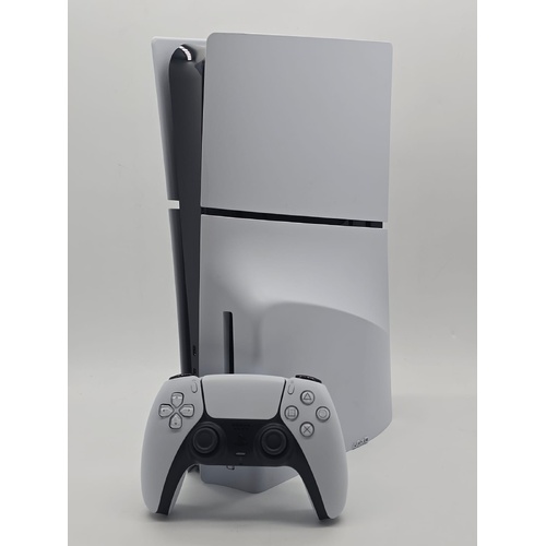 Sony PlayStation 5 Slim Disc Edition 1TB Console CFI-2002 White with Controller