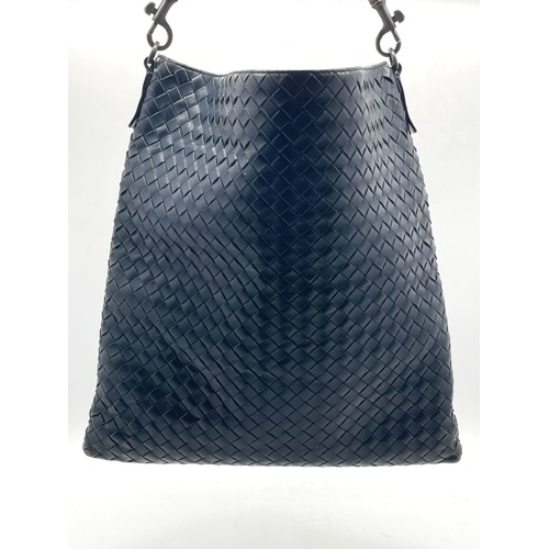 Bottega Veneta Nappa Intrecciato VN Woven Leather Crossbody Pouch Bag