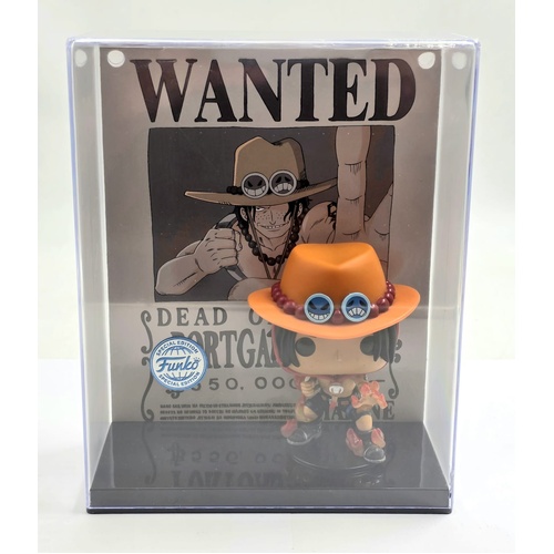 Funko Pop One Piece Portgas D Ace Wanted Poster Special Edition Figure