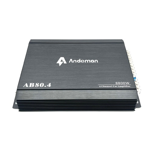 Andeman AB80.4 8800W 12V 4 Channel Car Amplifier Hi-Fi Audio Stereo