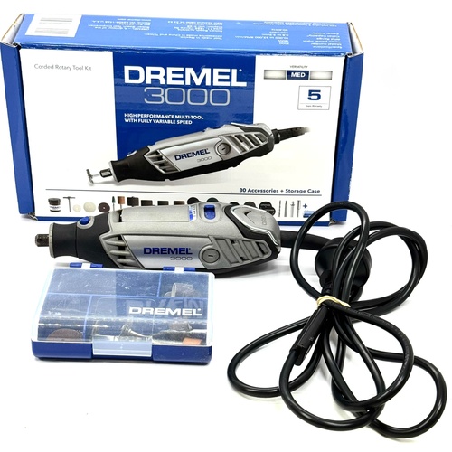 Dremel 3000 240V 130W Corded Rotary Tool with Small Bit Set