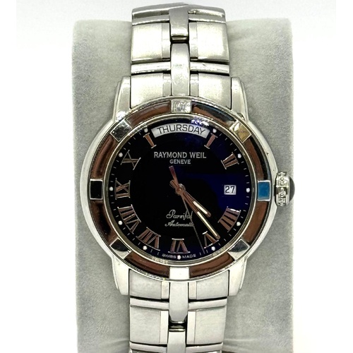 Raymond Weil Parsifal Collection 2844 Auto Day Date Sapphire Swiss Watch