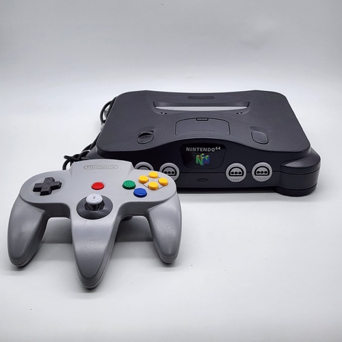 Nintendo 64 Console Charcoal Grey AUS PAL Version NUS-001(EUR) with Controller