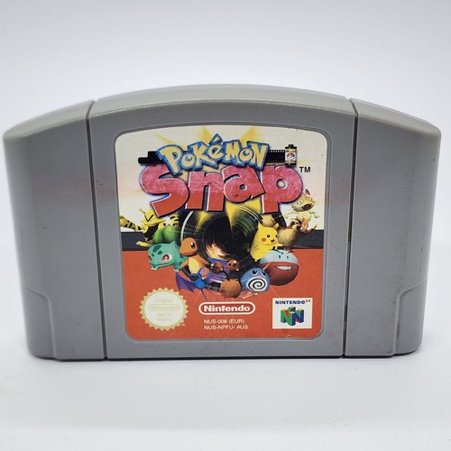 Pokémon Snap Nintendo 64 Game N64 Cartridge Video Game PAL Version