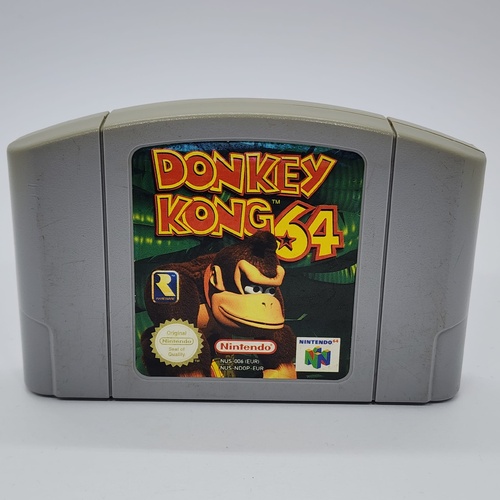 Nintendo 64 Donkey Kong 64 N64 Game Cartridge PAL Version Classic