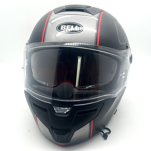 Bell SRT Modular Helmet Hartluck Jamo Black Red Flip Up Size M