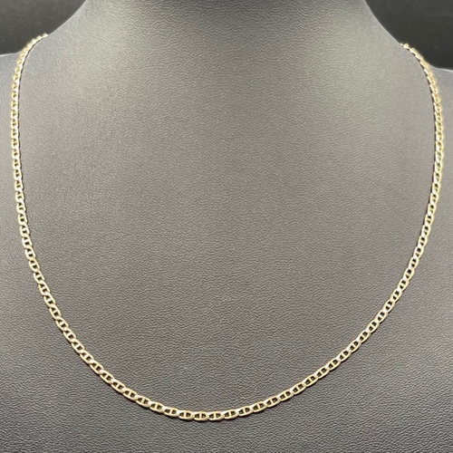 Unisex 9ct Yellow Gold Anchor Link Necklace