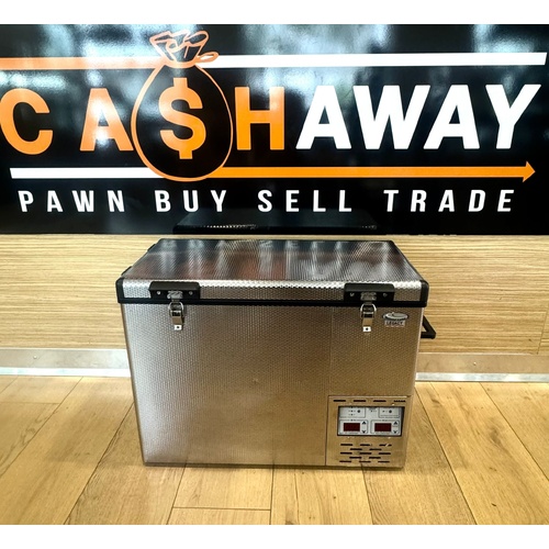 National Luna NLR 50SL Legacy 50L Stainless Dual Fridge Freezer