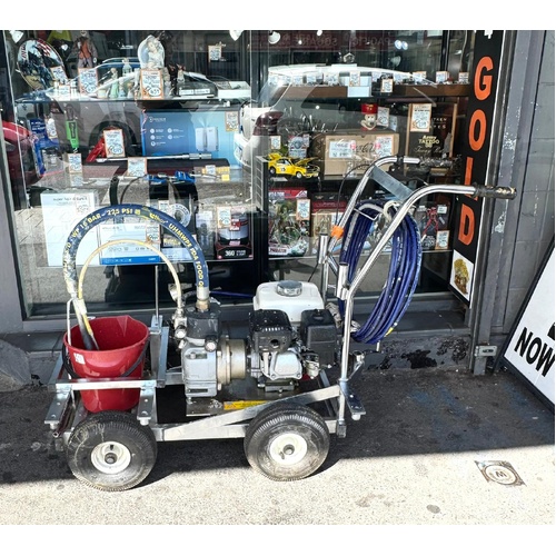 Atomex LM‑70G Single Gun Line Marking Machine 6HP Honda GX‑200 3300 PSI