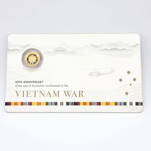 2023 $2 Vietnam War End 50th Anniversary C Mintmark Coloured UNC Coin