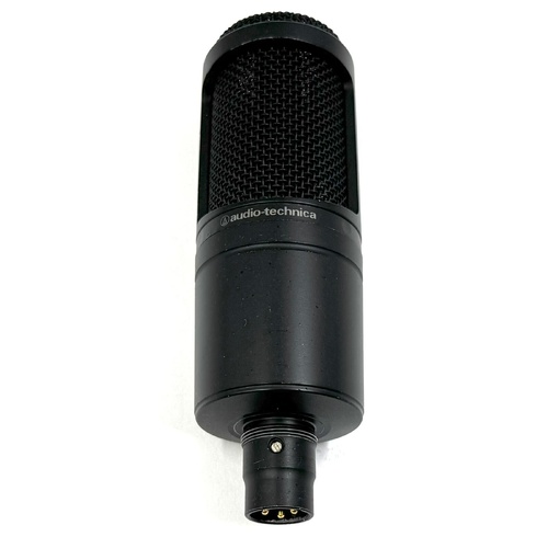 Audio-Technica AT2020 Cardioid Condenser Microphone - Professional Studio Mic Black