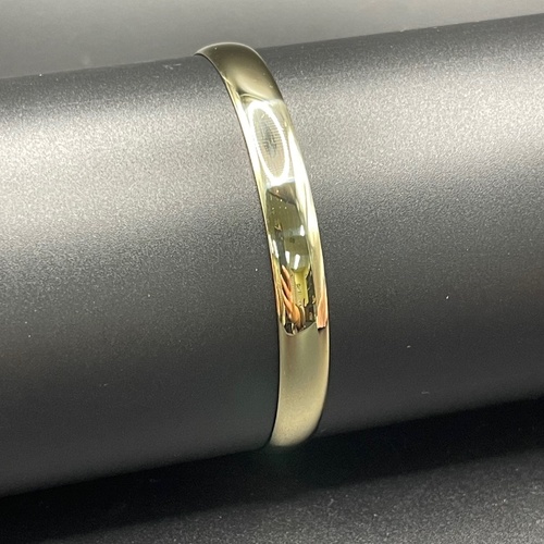 Ladies 9ct Yellow Gold Round Bangle