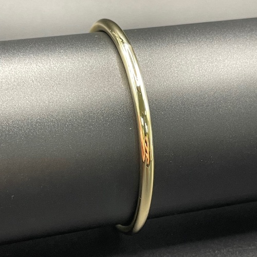Ladies 9ct Yellow Gold Round Bangle