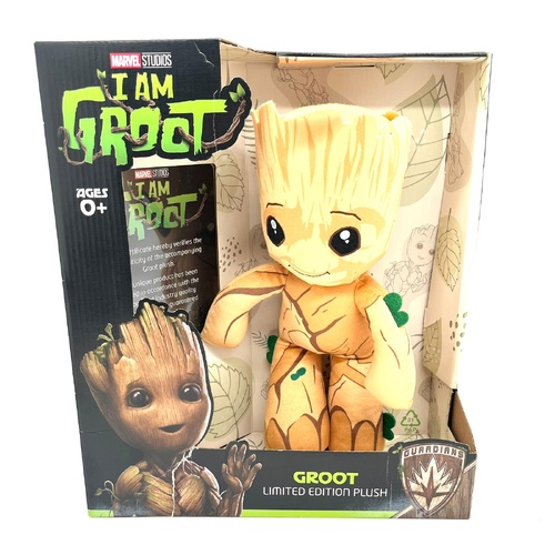 Marvel Studios I Am Groot Limited Edition Plush 2970 of 3000 with Box