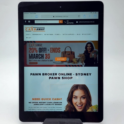 Apple iPad Air 1st Generation MD785X/B 16GB 9.7 Inch Space Grey WiFi