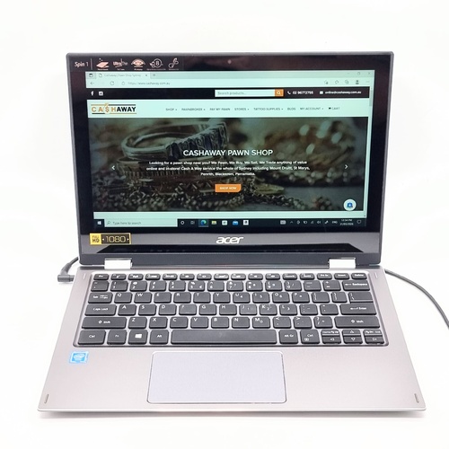 Acer Spin 1 SP111-32N 11.6 Inch Touch Laptop Celeron 4GB 60GB Win10 Pro